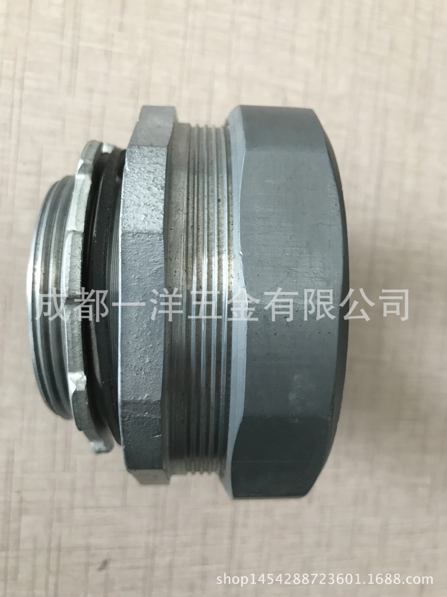 成都一洋五金廠家供應鋅合金WBG接頭 普利卡軟管配套接頭 價格好