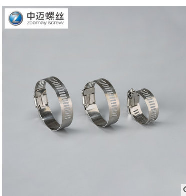佛山廠家直銷304不銹鋼中美式喉箍 卡箍管箍 強(qiáng)力抱箍排水管抱箍