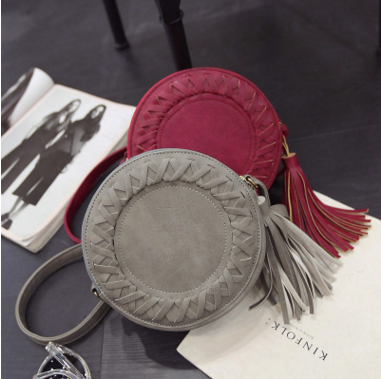 河北圓形流蘇小包供應商、價格 圓形流蘇小包哪家好 圓形流蘇小包價格 圓形流蘇小包廠家  直銷圓形流蘇小包肩包 圓形流蘇