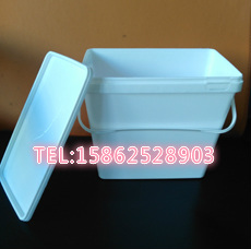 供應(yīng)長(zhǎng)方形1加侖塑料桶 3.8升KG公斤塑料長(zhǎng)方口塑料桶 1加侖塑料長(zhǎng)方桶