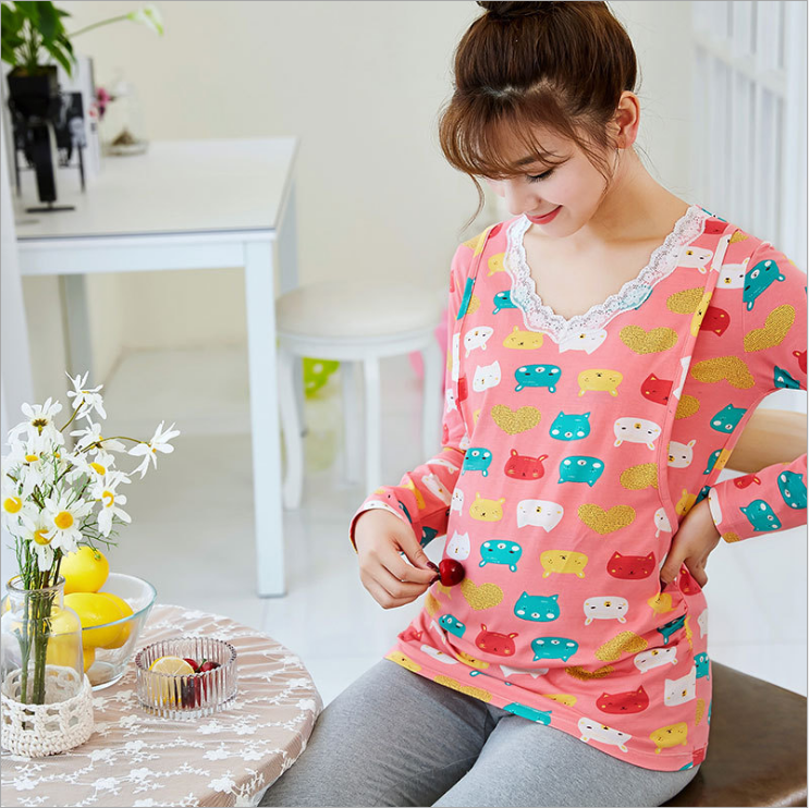 成都大碼哺乳衣批發(fā) 成都月子服套裝批發(fā) 成都月子服套裝純棉批發(fā) 成都產(chǎn)后外出大碼哺乳衣價(jià)