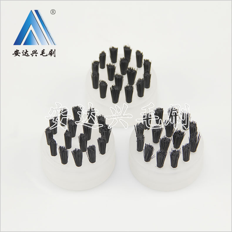 植毛現(xiàn)貨 塑料圓盤刷 可定制 掃地機(jī)毛刷 吸塵器圓盤刷