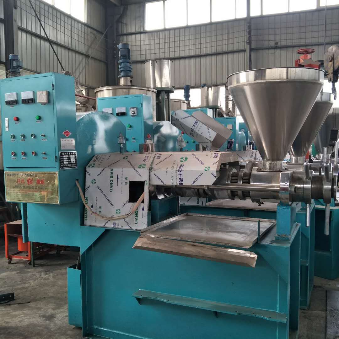 大型螺旋榨油機 新型全自動花生榨油機 125型螺旋榨油機