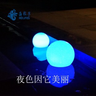 太陽能漂浮燈海粒子發(fā)光球水池燈夜光球訂制