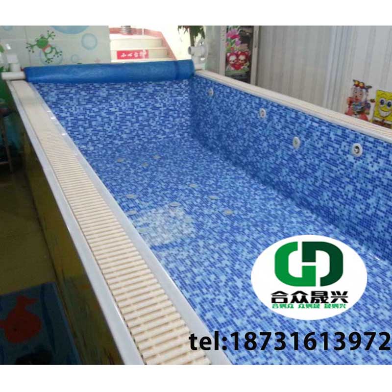 廠家供應(yīng)游泳池膠膜 完全替代游泳池馬賽克磚 施工方便快捷，成本低廉