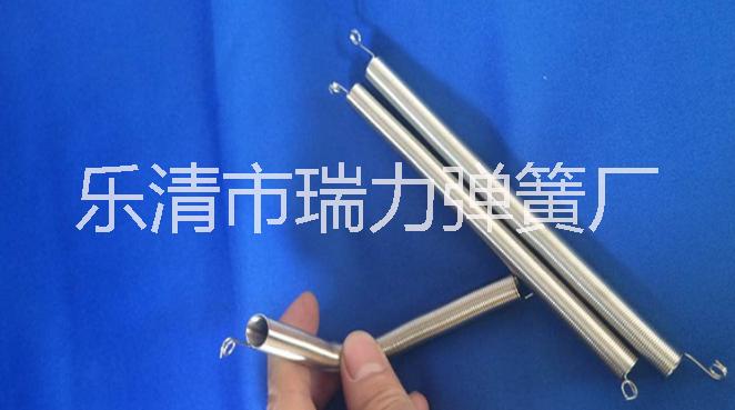 批發(fā)電餅鐺用套線管，彈簧鍍鎳套線管拉簧，拉伸彈簧，現(xiàn)貨彈簧，電餅鐺用套線管廠家，浙江電餅鐺用套線管廠家，鍍鎳套線管彈簧