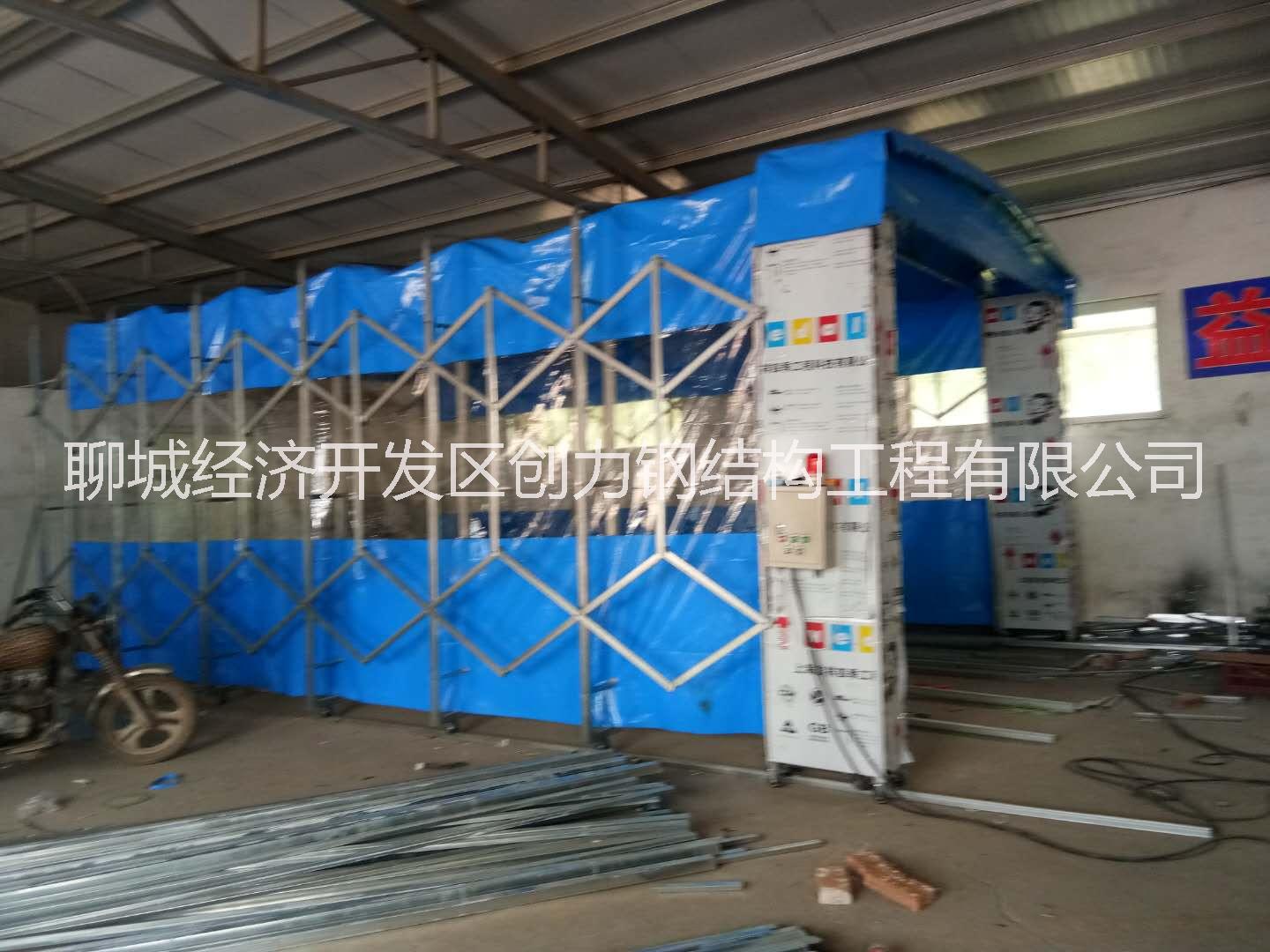 唐山推拉篷倉(cāng)儲(chǔ)篷大排檔篷早餐棚