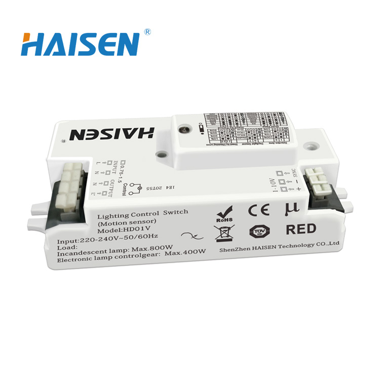 Haisen/HD401V（美規(guī)）微波感應(yīng)器 吸頂燈* 微波感應(yīng)開(kāi)關(guān)0-10V調(diào)光