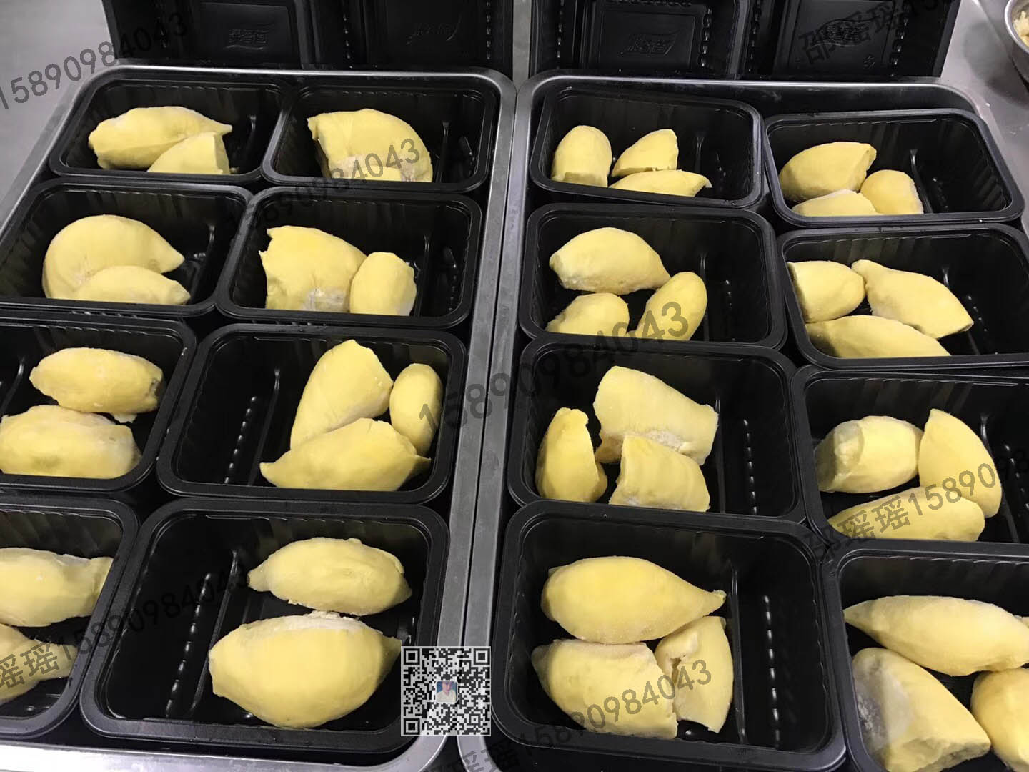 小黑盒戀蓮不舍泰國金枕冷凍榴蓮280g 小黑盒冷凍榴蓮冰鮮榴蓮