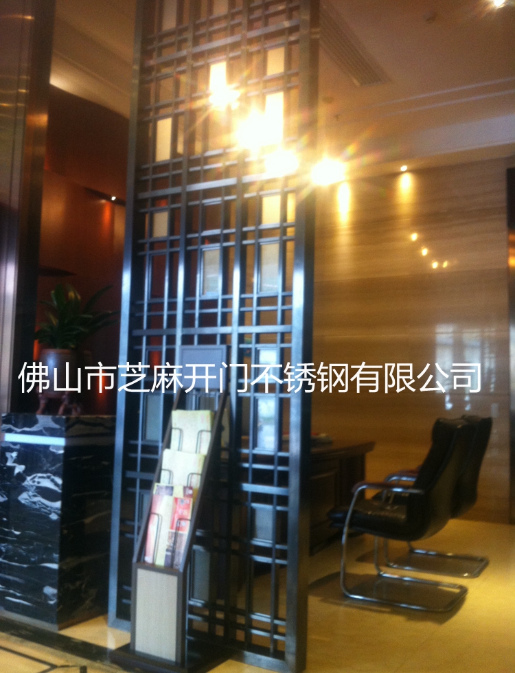 供應用于裝飾家居的酒店裝飾鏡面玫瑰金不銹鋼屏風 鏡面玫瑰金屏風