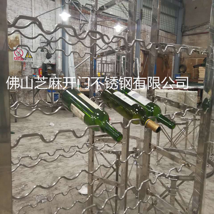 廠家不銹鋼酒柜斜放廊橋波浪支件定做紅酒柜波浪托架酒柜內(nèi)配件 酒柜波浪支件