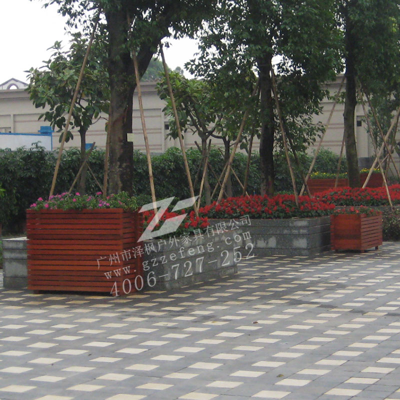 Z-HX-002戶外常規(guī)實(shí)木防腐木花箱