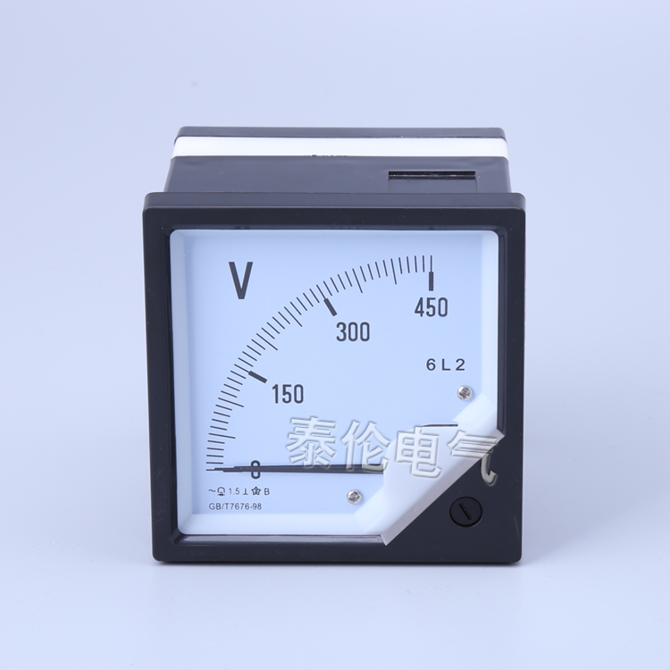 可定做 6L2-V電壓表 6C2指針式高壓電壓顯示表 1.5級