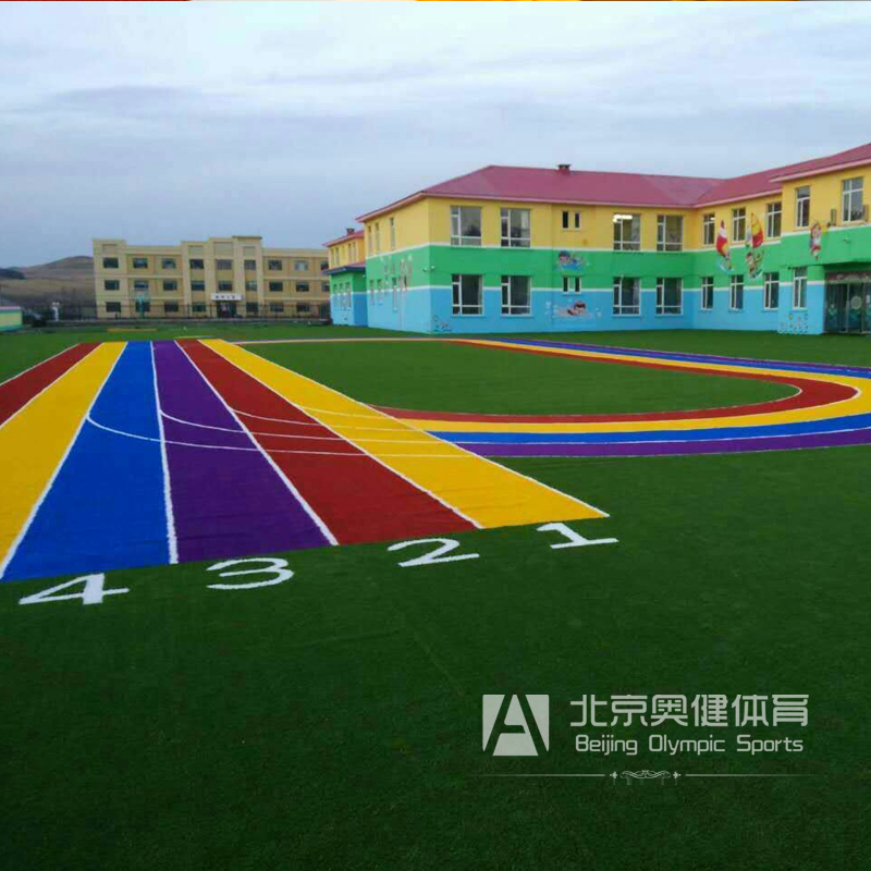 幼兒園地面草坪塑膠地膠epdm顆粒加密草廠家直銷