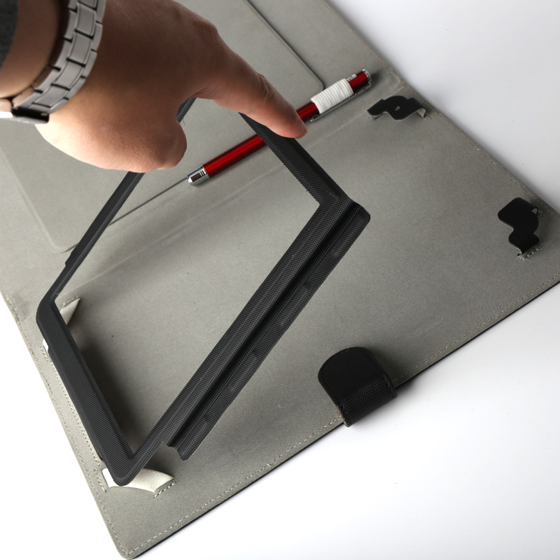 定制款教學學習機 惠州學習機保護套工廠帶寫字板支撐式教學機保護殼設計加工訂制