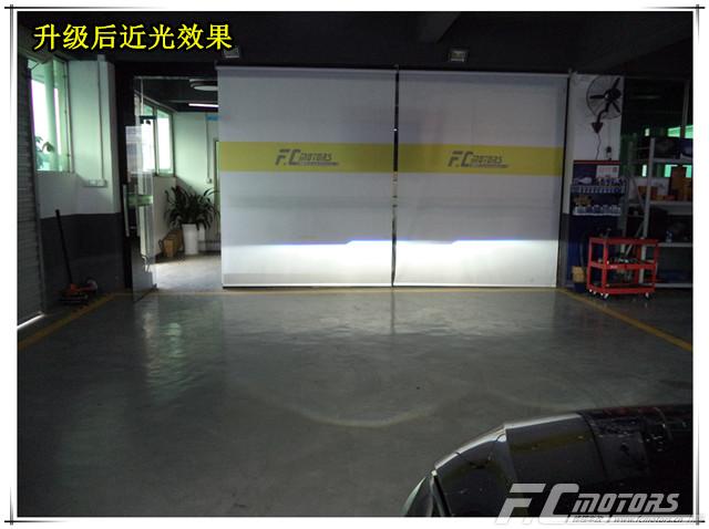 鋒程車改-東莞南城大眾邁騰 大燈升級進(jìn)口海拉五雙光透鏡