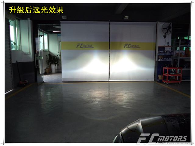 鋒程車改-東莞南城大眾邁騰 大燈升級進(jìn)口海拉五雙光透鏡