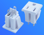 陽琦供應(yīng)ST-A02-002K三孔UL安規(guī)美式電源母座，美規(guī)母座，美式插座