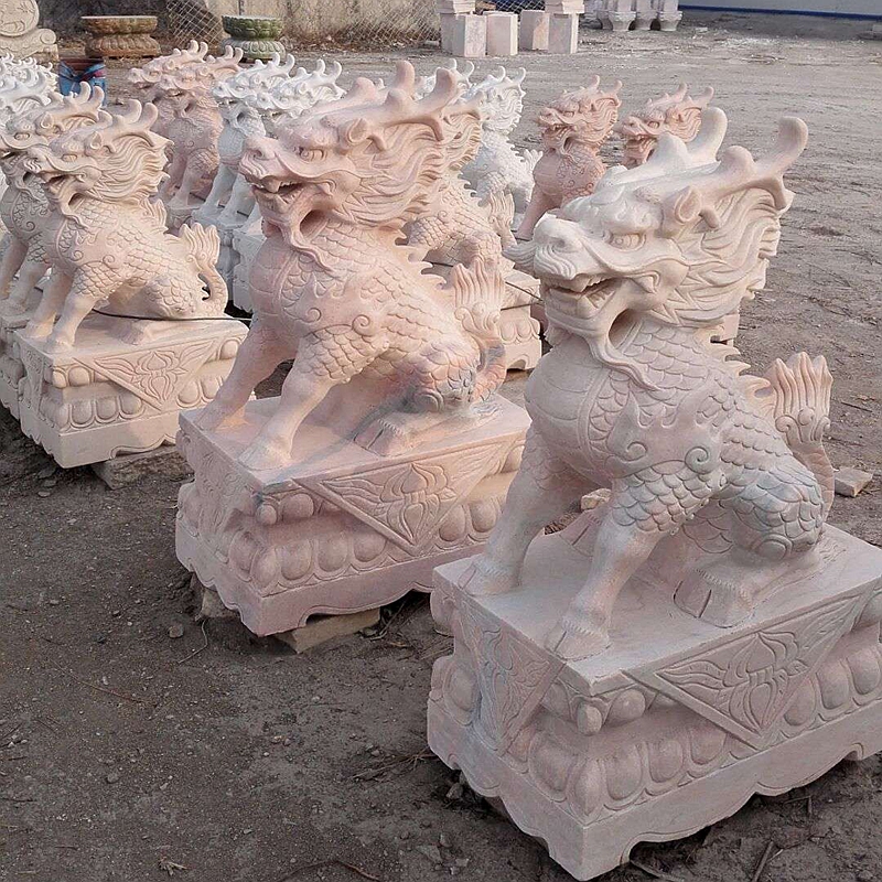 石雕馬 廣場景觀漢白玉石雕馬兒 一馬當先石雕馬雕塑加工廠家