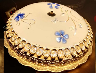 簡歐臥室燈溫馨浪漫吸頂燈圓形歐式水晶燈餐廳燈現(xiàn)代簡約書房燈具 客廳燈水晶燈現(xiàn)代簡約大氣歐式圓形