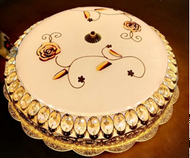 簡歐臥室燈溫馨浪漫吸頂燈圓形歐式水晶燈餐廳燈現(xiàn)代簡約書房燈具 客廳燈水晶燈現(xiàn)代簡約大氣歐式圓形