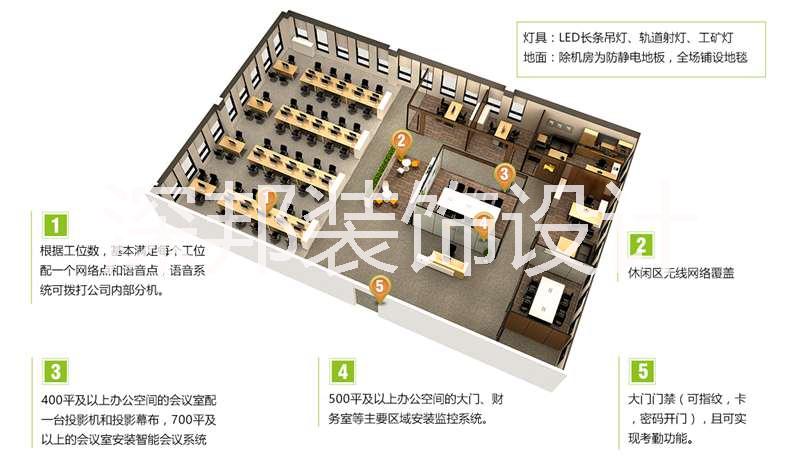 寶安隔墻吊頂裝修福永辦公室設(shè)計(jì)