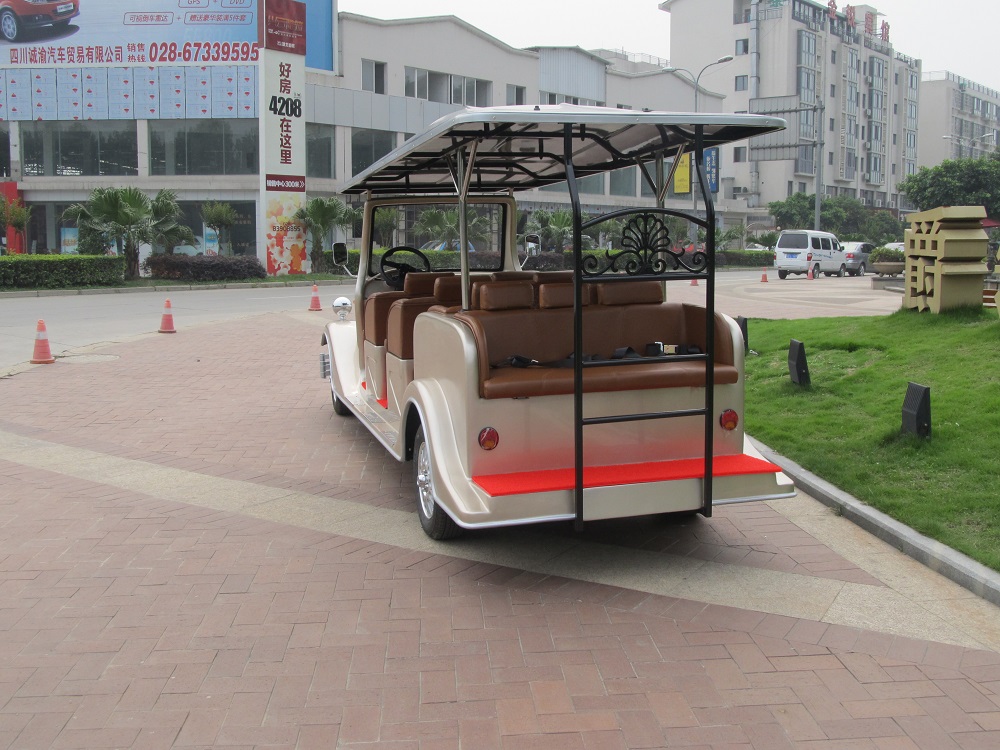 廠家批發(fā) 8座電動(dòng)老爺車 旅游四輪車 代步車