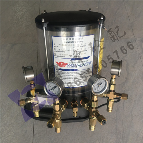 三一攪拌機(jī)配件潤(rùn)滑油泵維東WDBM系列四出口黃油泵