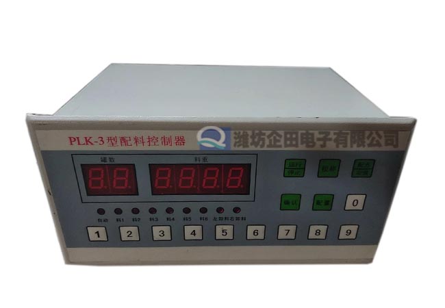 PLK-3型配料控制器是由單片微機控制的智能儀表