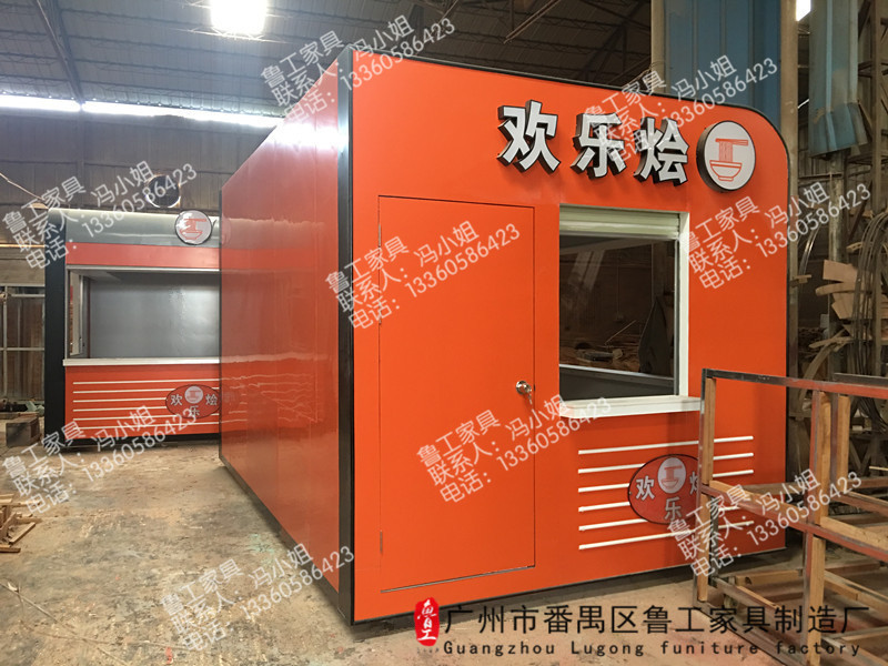 缽仔糕售貨車戶外移動小木屋移動水果攤位 流動防腐木花車 仿古小吃車 定做小木屋商場花車木質(zhì)