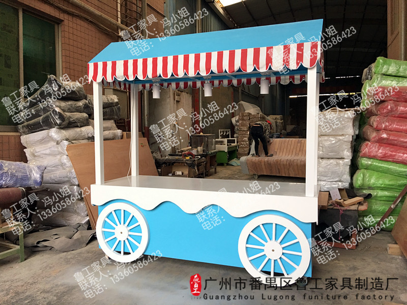 缽仔糕售貨車 超市缽仔糕售貨車 奶茶推車 水果推車移動 食品車子流動攤位 戶外簡易房子木屋定做