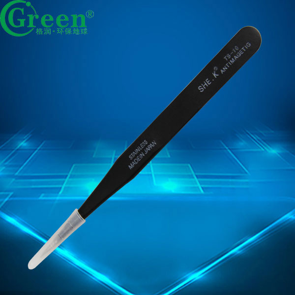 格潤防靜電尖咀TS-10不銹鋼鑷