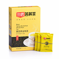 三匠黑苦蕎全株茶采用涼山高寒山區(qū)所產稀有黑苦蕎麥、莖、葉、花混合制作而成。