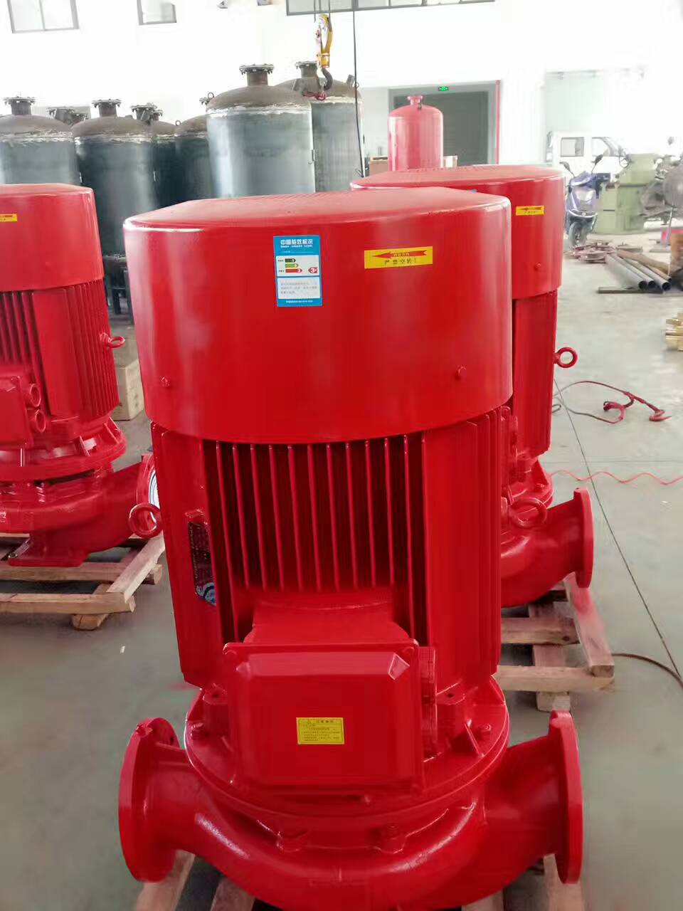 湖南長沙3CF室內(nèi)外消火栓加壓泵自動噴淋泵消防泵XBD6.0/30G-L消火栓泵功率30KW  XBD消火栓泵