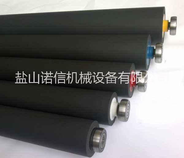 雙向螺旋橡膠托輥  橡膠托輥  皮帶輸送機(jī)托輥