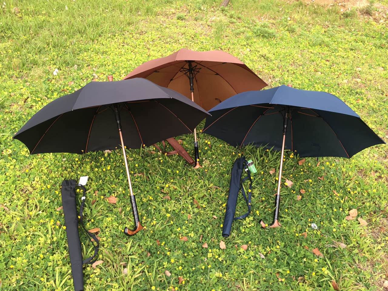 半自動(dòng)*拐杖傘老人外出用拐杖傘可遮風(fēng)擋雨分離式拐杖傘架