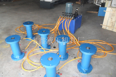 專業(yè)一拖二電動液壓千斤頂，一拖六液壓千斤頂