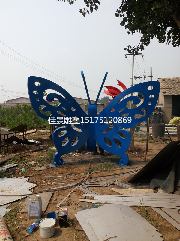蝴蝶不銹鋼雕塑