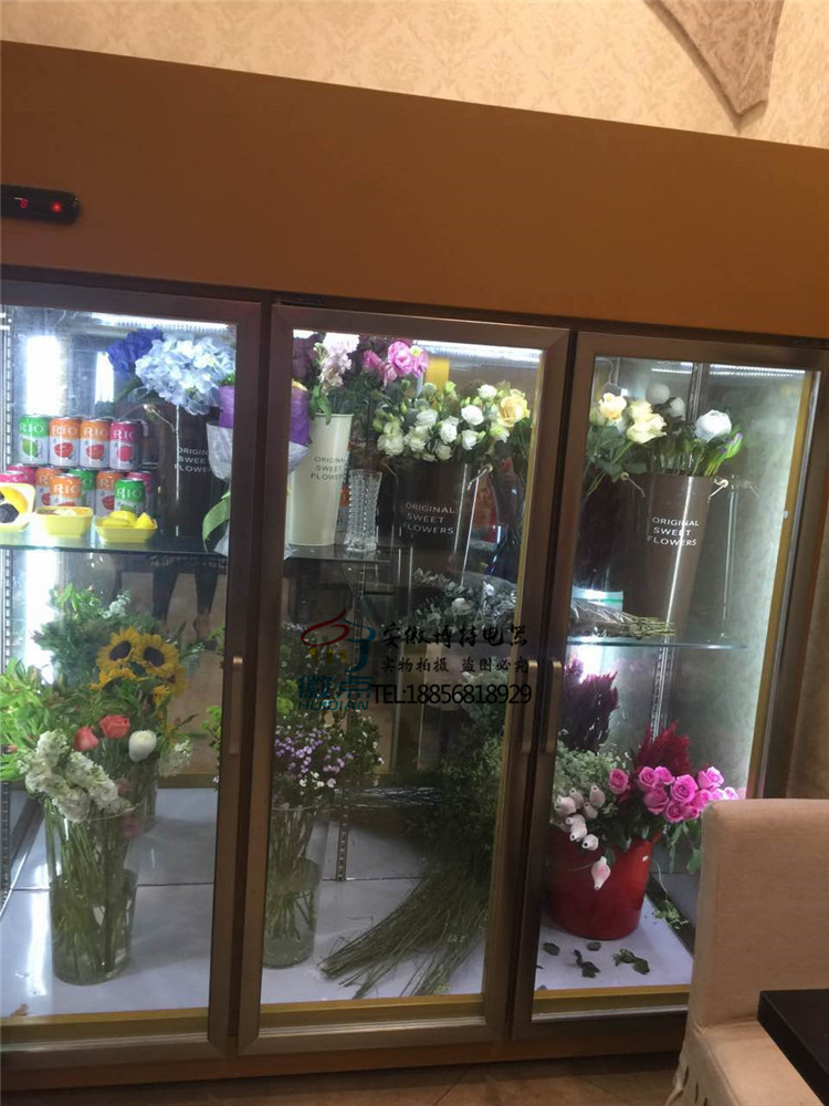 安徽定做標(biāo)準(zhǔn)型風(fēng)冷鮮花柜花店冷藏展示柜鮮花保鮮柜鮮花冷藏展示柜