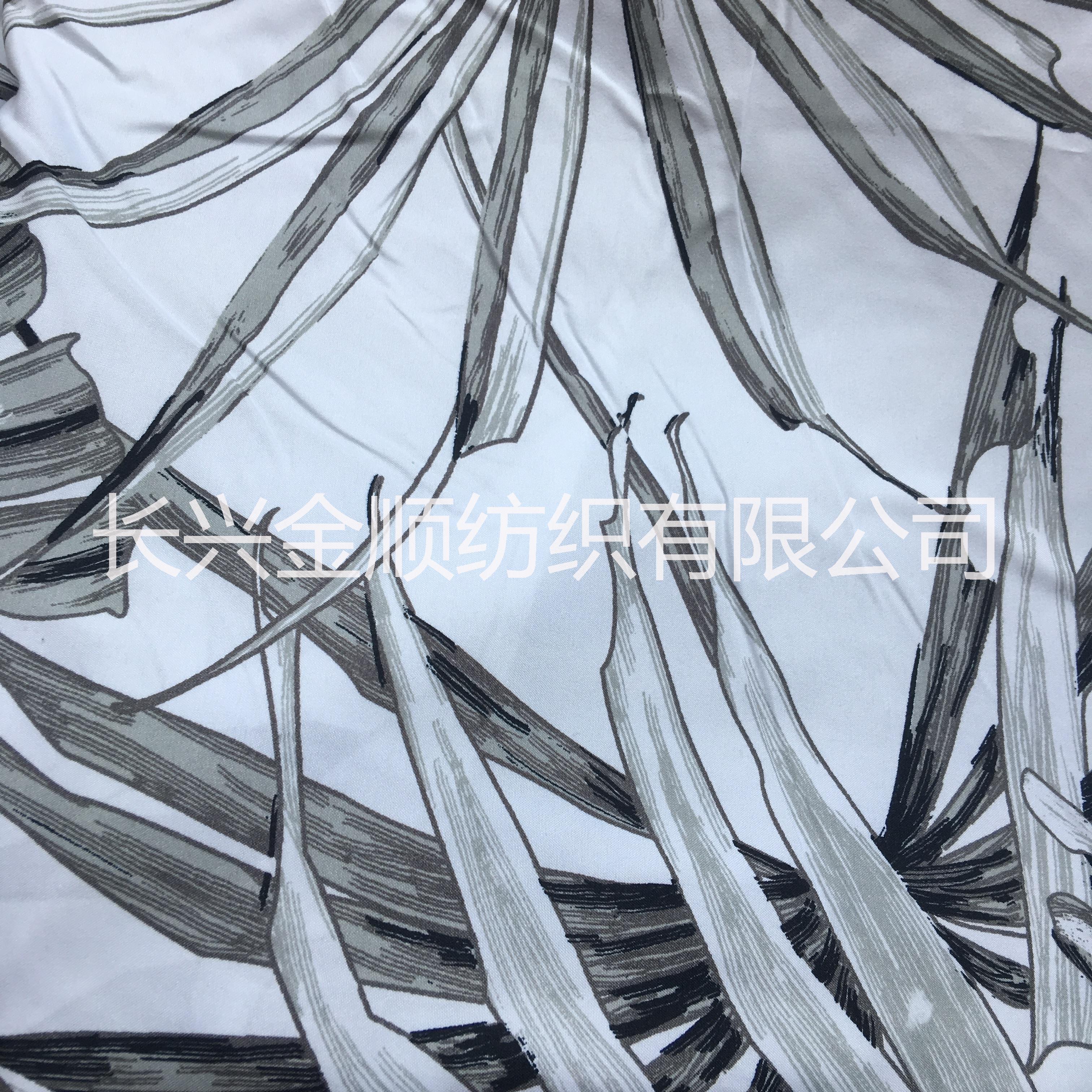 供應(yīng)長興金順紡織全滌75*150D分散印花磨毛布 春亞紡