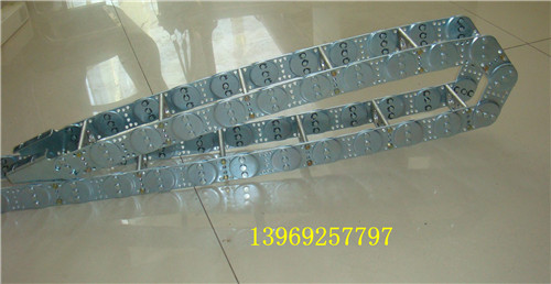 重型鋼制油管拖鏈  機床電纜拖鏈  鋼廠用油管金屬拖鏈