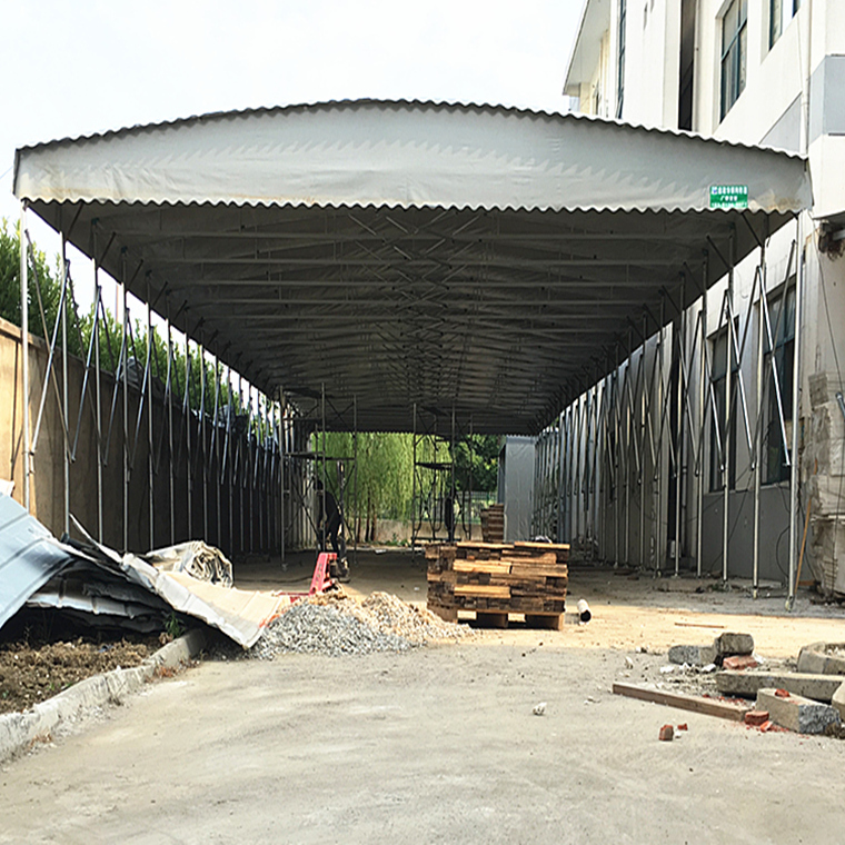 蘇州市平江佰燁羅彩篷設(shè)計活動雨棚推拉雨棚移動伸縮推拉帳篷大型號定做