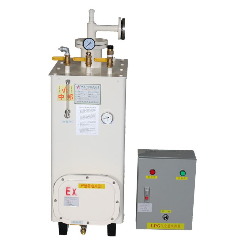 供應(yīng)中邦100kg電熱式氣化器，廚房用電加熱氣化爐，氣瓶用氣化器