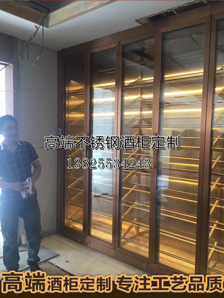 不銹鋼酒柜效果圖 不銹鋼紅酒柜酒架廠家 不銹鋼酒柜酒架廠家定制