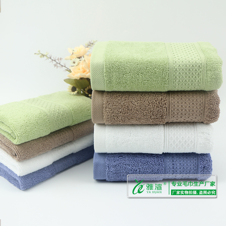 廠家直銷 外貿加厚純棉面巾 家用*禮品毛巾批發(fā)