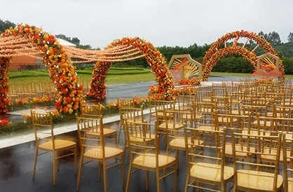 成都金色竹節(jié)椅大量供應(yīng)出租，展會(huì)家具租賃專業(yè)供應(yīng)出租