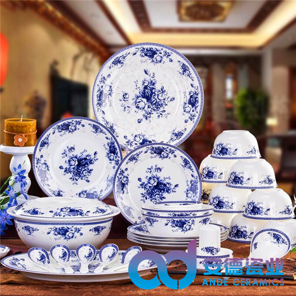 定做景德鎮(zhèn)餐具 手繪陶瓷餐具價格