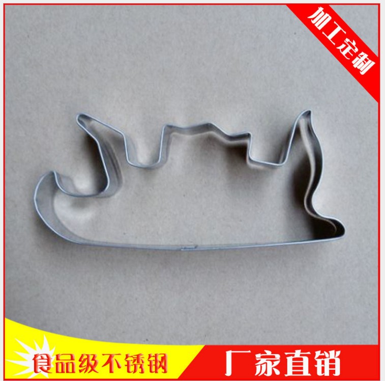 批發(fā)廚房3D時(shí)尚新款圣誕系列不銹鋼食品級餅干蛋糕烘焙工具