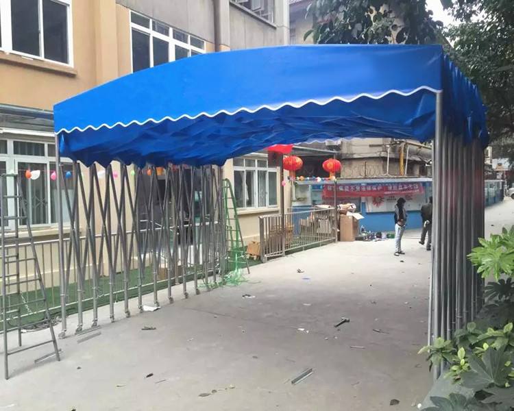 烏魯木齊推拉棚 膜結(jié)構(gòu)遮陽棚 推拉遮陽棚 遮陽棚廠家