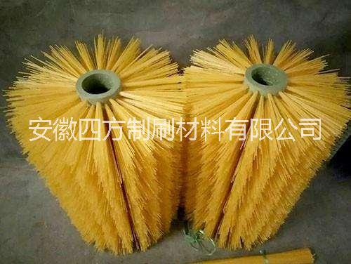 道理清掃刷  方塊刷 鋼絲刷 掃路刷  本廠可承接一切工業(yè)毛刷定制